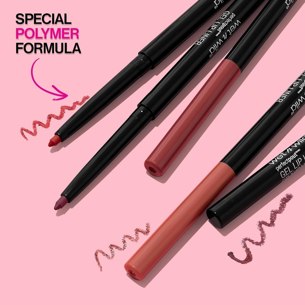 NEW Wet n Wild Perfect Pout Matte Retractable Gel Lip Liner Lay Down the Mauves - Picture 3 of 9